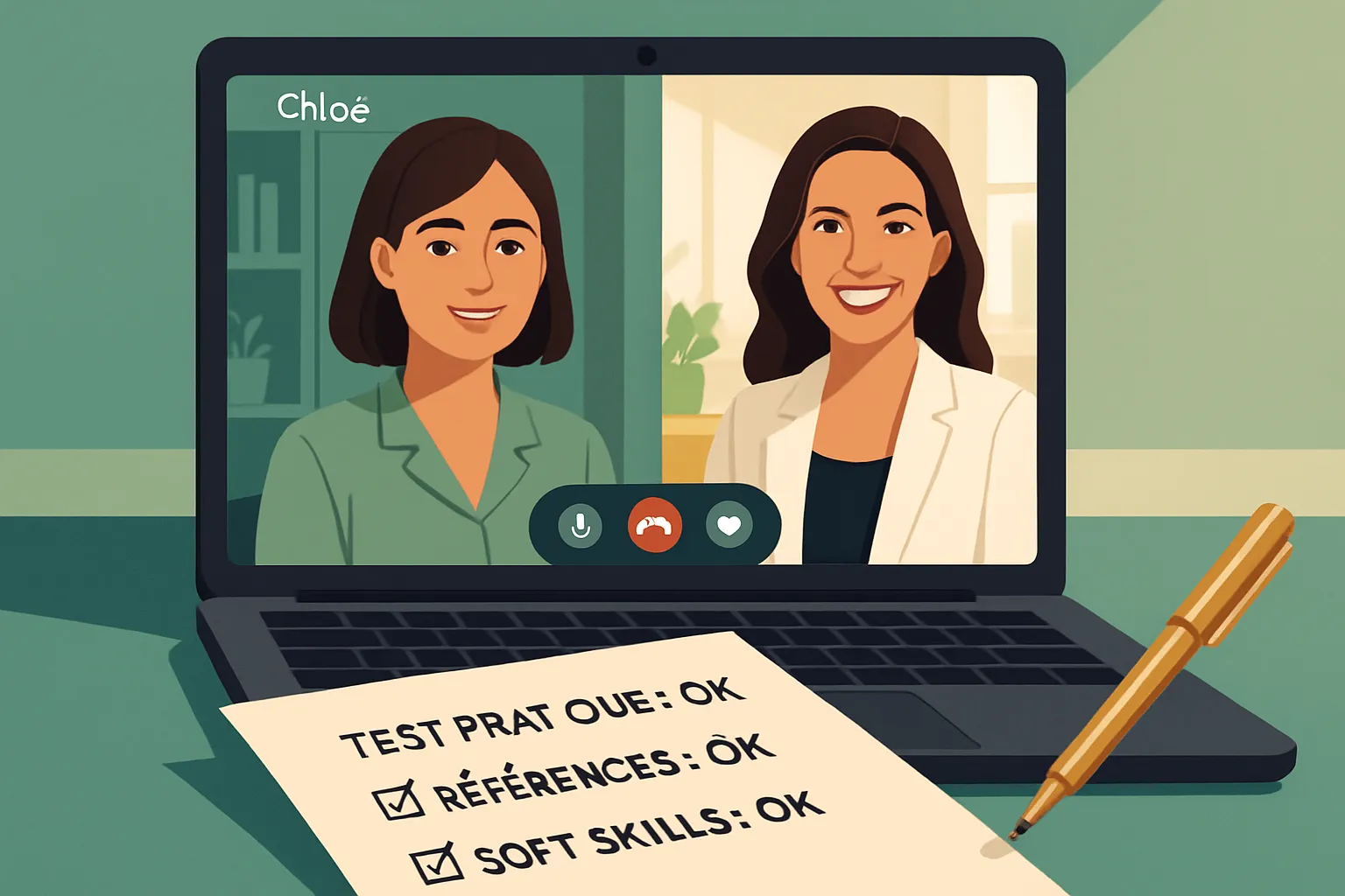Évaluer les compétences d'une assistante virtuelle lors d'un entretien