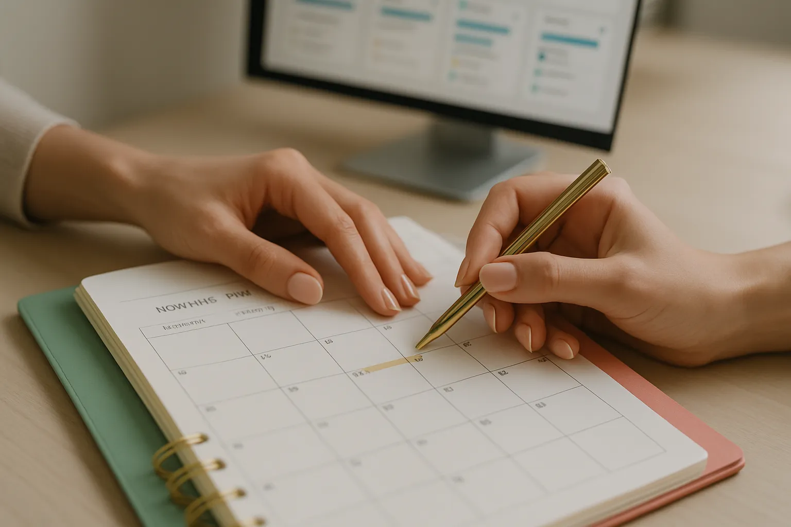 Zoom sur une adjointe administrative virtuelle organisant son travail, symbole de spécialisation et d'expertise.