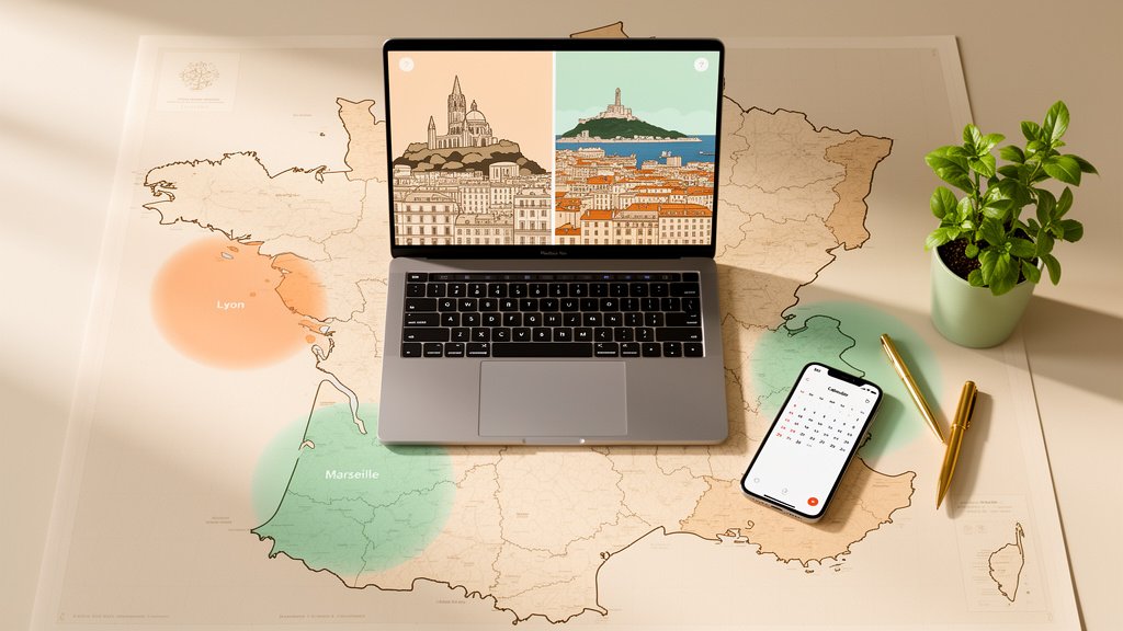 Assistante virtuelle à Lyon et Marseille : deux villes dynamiques offrant des opportunités différentes pour les AV en France