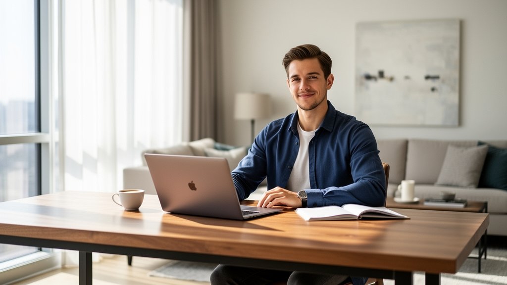 Assistante virtuelle assurant le service après-vente avec un casque audio