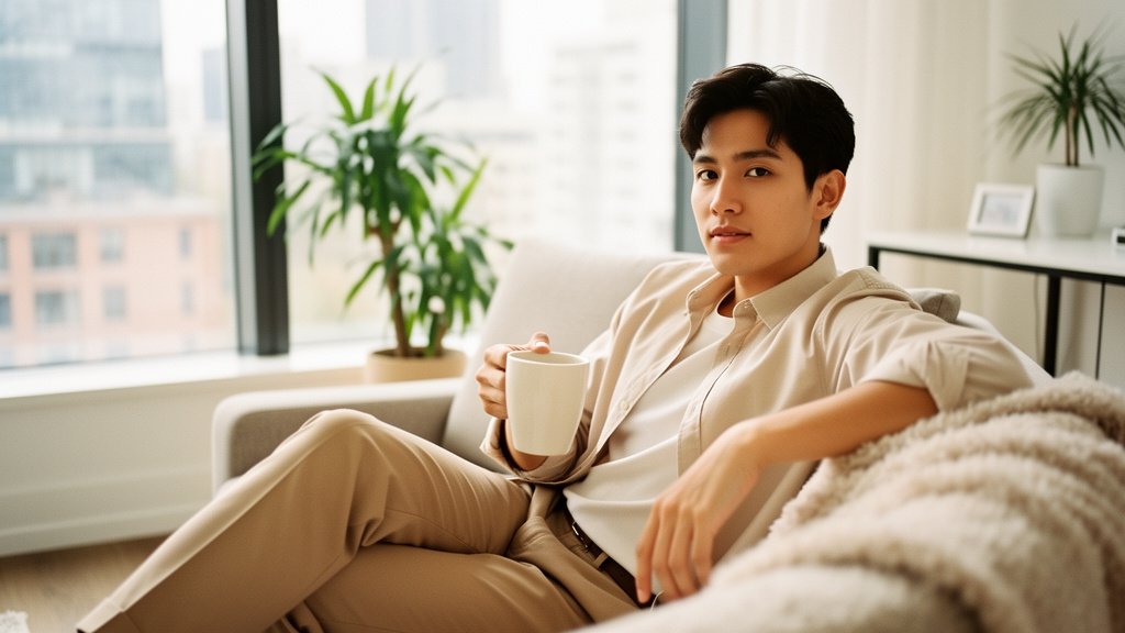 Assistante virtuelle gérant une chaîne YouTube sur un ordinateur portable pour un e-commerce