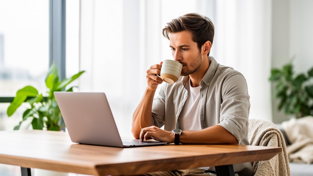 Dirigeant d'e-commerce en entretien avec une candidate pour un poste d'assistante virtuelle